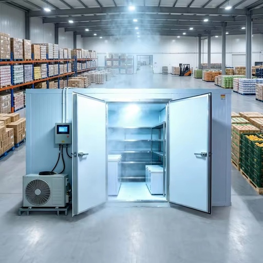 Industrial Cold Room Refrigeration Compressor Condensing Unit Air Cooled Condenser High Efficiency Energy Saving