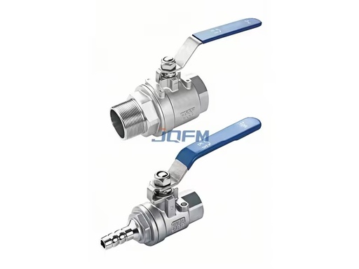 Female Male Thread 2PC Ball Valve Stainless Steel BSP NPT Industrial Ball Valve