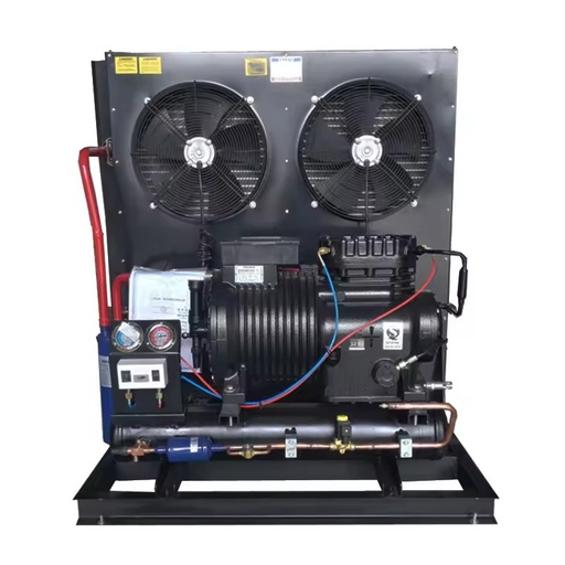 5HP Copeland Semi-Hermetic Energy Saving Automatic Refrigeration Condensing Unit 12.1-24KW Cooling Capacity for Cold Storage