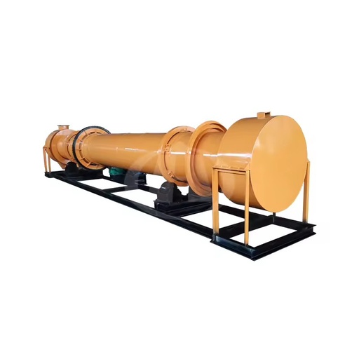 High Efficiency Energy Saving Drum Rotary Dryer Equipment for Food Processing with PLC and Engine