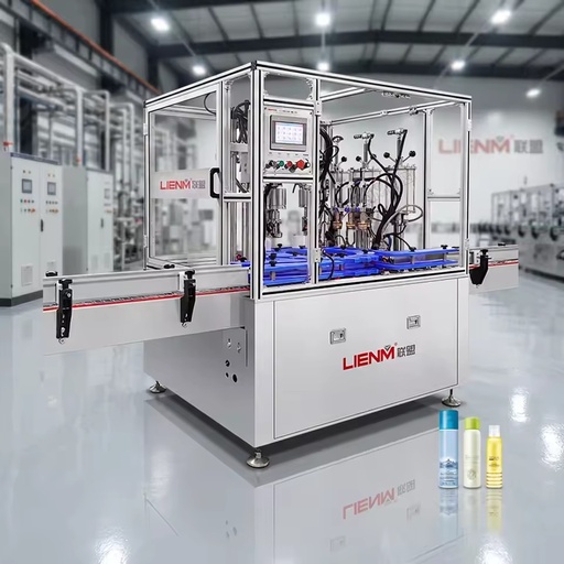 Factory Customized Cylinders Aerosol Can Filling and Sealing Machine Automatic Cosmetic Spray Aerosol Filling Machine