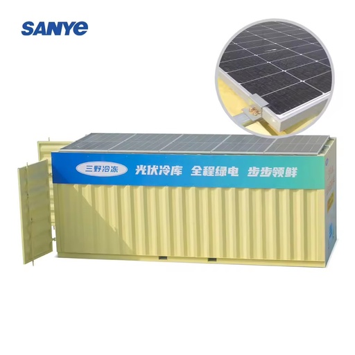 20ft Cold Room Container Photovoltaic Solar Energy Saving