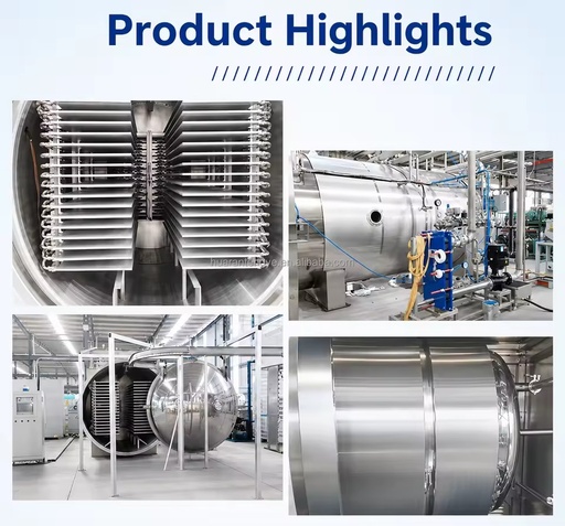 20m² Energy Saving Vacuum Freeze Dryer with Siemens PLC Radiant Heating Lyophilizer for Commercial Food Production