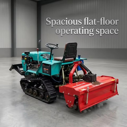 Heavy Duty 40HP Crawler Tractor HUAYUAN LAIDONG Power Engine Dual Use for Dry Land Paddy Field Hilly Terrace Farm