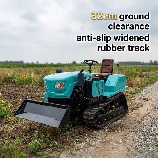 Factory Direct 40HP Wet Dry Dual Purpose Crawler Tractor HUAYUAN LAIDONG Engine 32cm Ground Clearance for Terrace Paddy