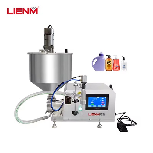 Hot-selling Pump-type Liquid Filling Machine with Mixing and Stirring Viscous Liquid Filling Machine Liquid Soap Filling Machine
