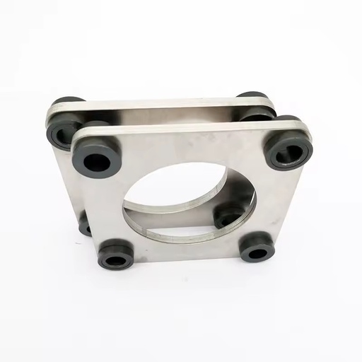 Motor Pump Compressor Elastic Buffer Coupling 304 Stainless Steel Rubber Grommet Pad Flexible Shaft Connector Dampener