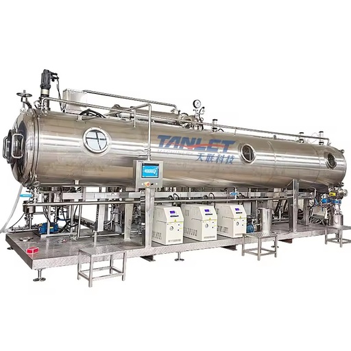 Vacuum Belt Dryer Continuous Low Temperature Energy Saving Drying Machine for Jaggery Liquid Paste Material