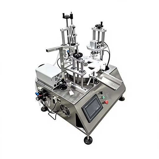 Desktop Fully Automatic Rotary Table Filling Capping Machine Intelligent Filling for Glass Bottles Oral Liquids Essential Oils