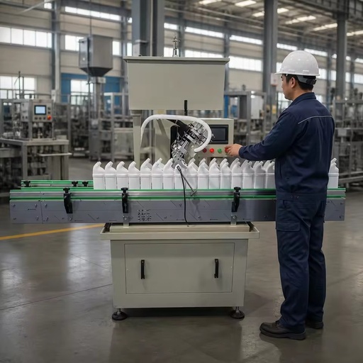 PLC-Controlled High-Accuracy Automatic Corrosion Resistant Magnetic Pump Filler 50-5000ML Corrosive Liquids Plastic