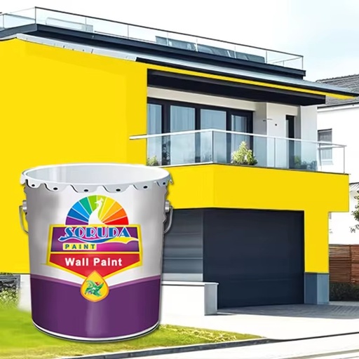 Oil-Based Exterior Wall Paint Weather Resistant Liquid Coating for Industrial Building Decoration Roller Wall Paint