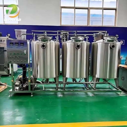 Energy Saving CIP Unit with Heat Recovery and Solution Reuse Function