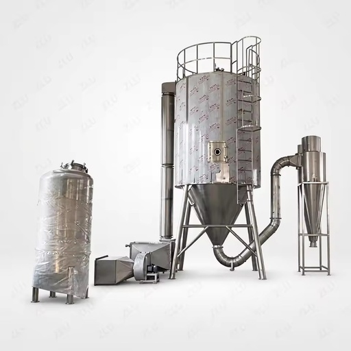 ZLU Stainless Steel Automatic Centrifugal Spray Drying Machine with Pump & PLC for Detergent Powder & Milk Powder Energy Saving