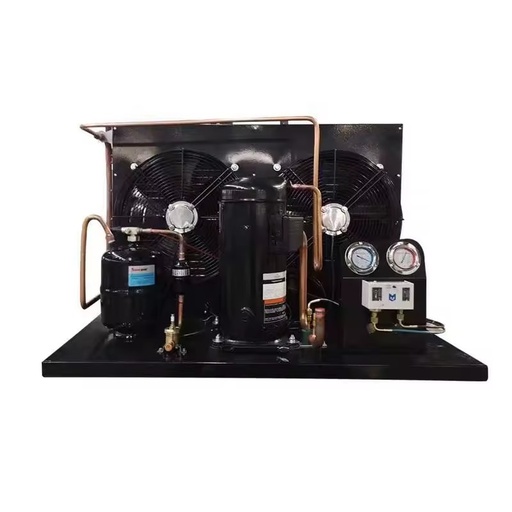 Factory Direct Energy Saving R410A Copeland Compressor Condensing Unit with Condenser Freezer Refrigeration System