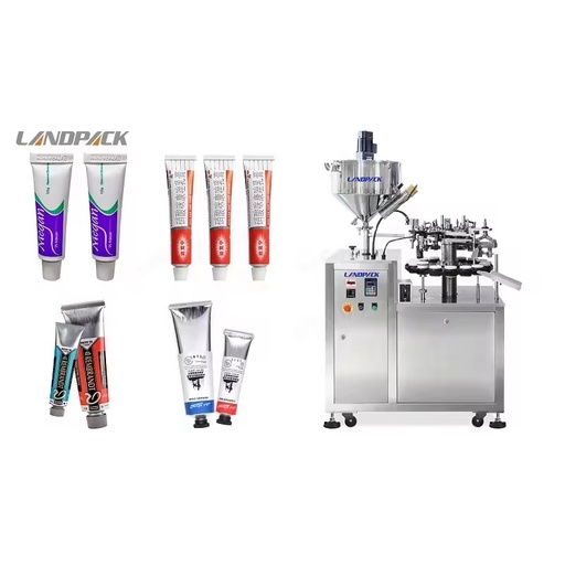 Semi Automatic Silicone Hair Conditioner Metal Tube Packing Filling and Sealing Machine