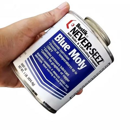 Never-Seez XQH195 Molybdenum Disulfide Anti-Seize Grease Corrosion Protection Paste/Powder Blue High-Temperature 1 LB Valves