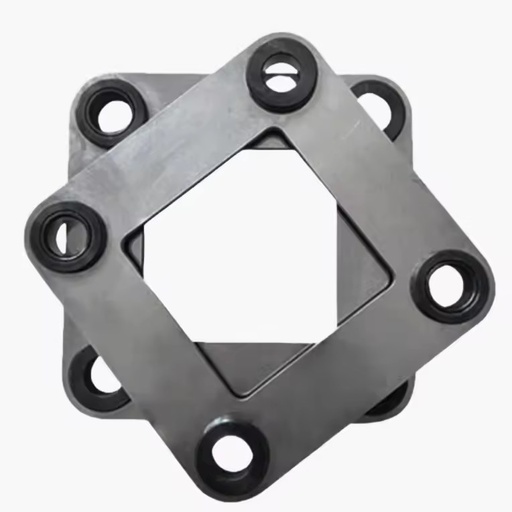 Industrial Elastic Buffer Disc Coupling Insert 304 Stainless Steel Frame Rubber Grommet Flexible Shaft Pad Connector