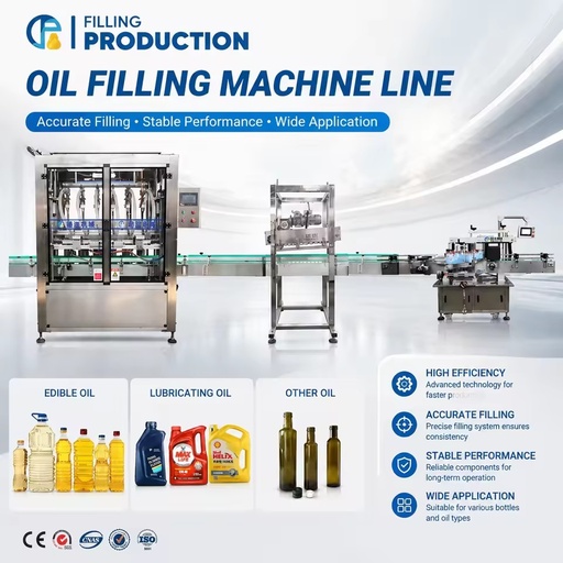 Bottle Production Machine 5L Manufacturer Automatic Lube Engine Oil Cooking Oil Filling Machine Production Line