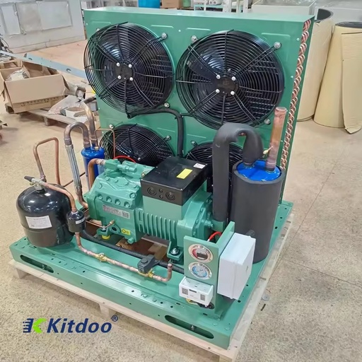 Energy Saving 380V Low Temperature Refrigerating Unit New Automatic Cold Room Condensing Unit R410A