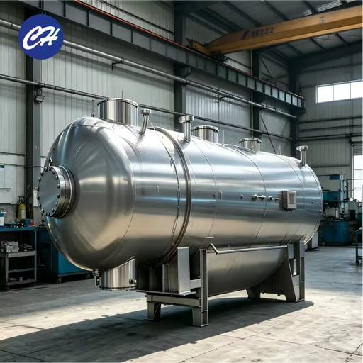Stainless Steel Shell-and-tube Heat Exchanger Suitable for High-temperature Applications CIP Cleaning System ASME CE Certified