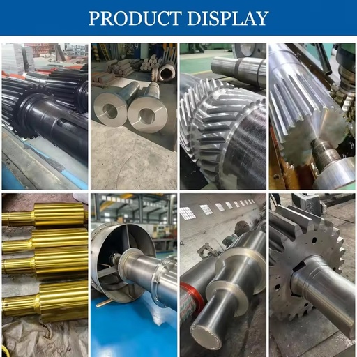 Large Forging Eccentric Shaft Jaw Crusher Spare Parts Mining Crushing Machinery Heavy Duty Eccentric Shaft