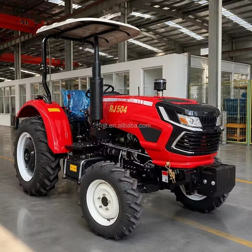 Factory Price 70HP 80HP 90HP 100HP 4WD Diesel Agricultural Tractor Wheel Farm Machine Direct Supply