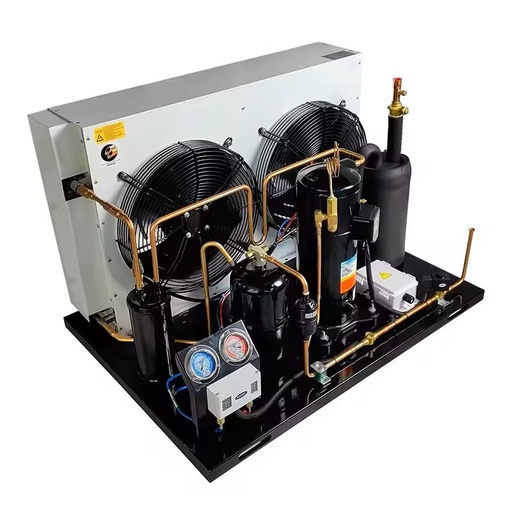 New Design Open Type Condensing Unit Cooling Unit Energy Saving Refrigeration Equipment Condenser