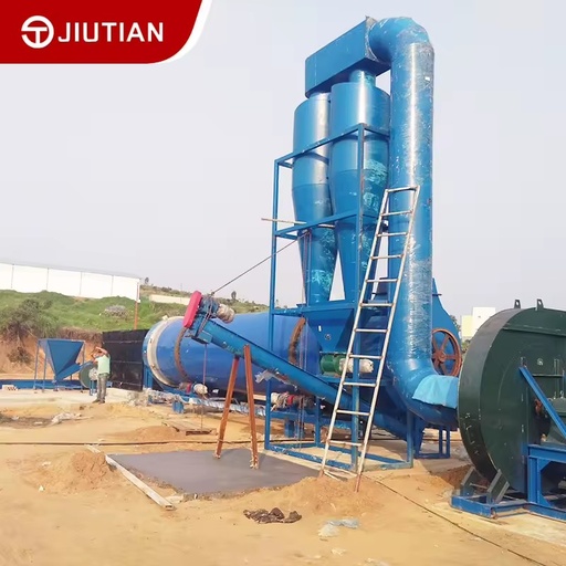 Energy-Saving Cow Manure Drying Equipment Livestock Waste Rotary Drum Dryer