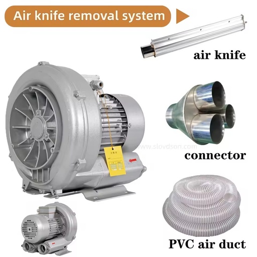 High Efficiency Regenerative Blower Air Knife Drying System for Bottle Can Surface Drying with Energy Saving 75%