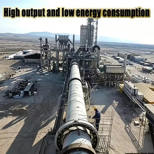 High-efficiency Energy-saving Direct-fired Continuous Leka Rotary Kiln for Cement Clinker Production with Gearbox