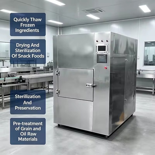 Energy Saving Stainless Steel 304 Commercial Spices Dehydration Equipment Box Type Microwave Drying Sterilization Machine