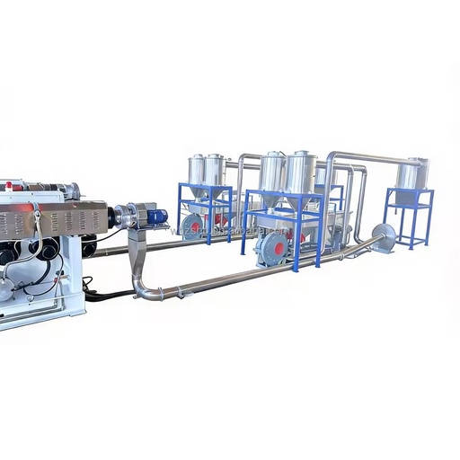 Energy Saving Counter-rotating Parallel Twin Screw Extruder Machine for PE HDPE TPU Waste Pellet Masterbatch Manufacturing