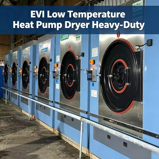 Hotel Linen Laundry Heat Pump Heavy Duty Industrial Garment Tumble Dryer Low Running Cost Eco Friendly Fabric Drying Equipment