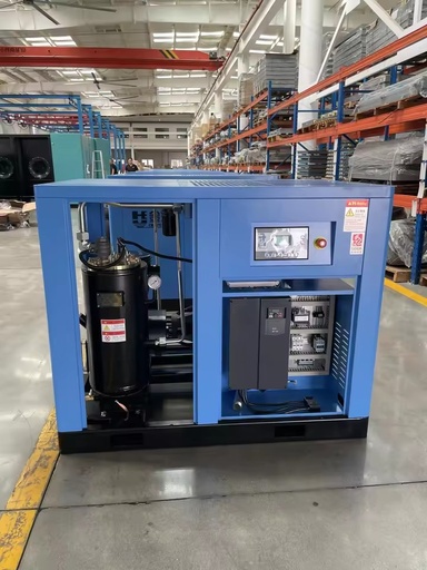 Permanent Magnet Screw Compressor for Production Lines and Pneumatic Equipment
