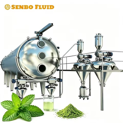 Industrial Fruit Milk Powder Low Temperature Liquid Extract Vacuum Belt Dryer Alternative to Spray Dryer Freeze Dryer Machine