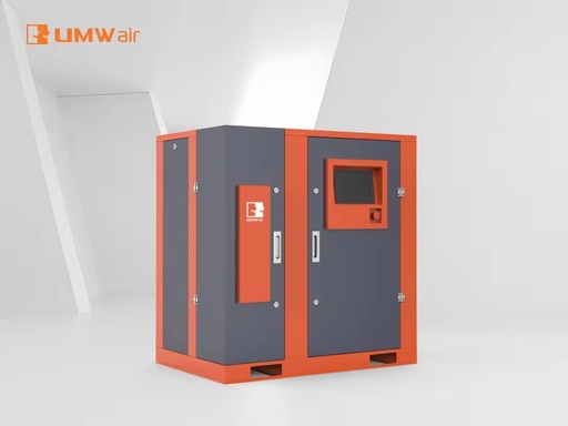 15kW Lubricated Single Rotary Screw Air Compressor with Engine Air Cooled 16Bar Industrial High Efficiency Energy Saving Type