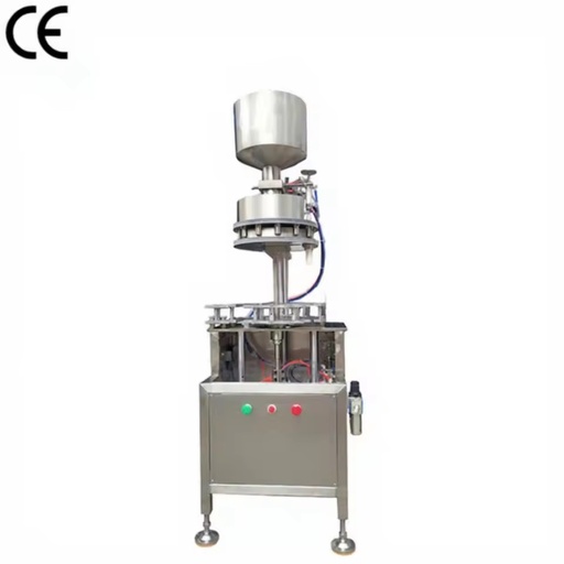 Automatic Pneumatic High Efficiency Aerosol Filling Machine Line with Oil Bottles Packaging for Cosmetic & Chemical Applications