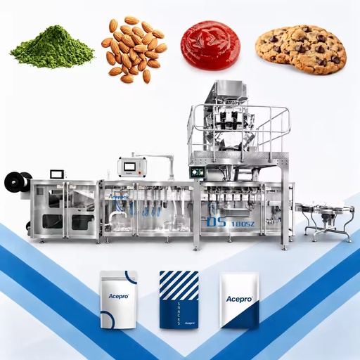 DS-140SZ High-Accuracy Digital Automatic Plastic Stand-up Pouch & Bags Packaging Machine for Milk Oil Beer Chemical