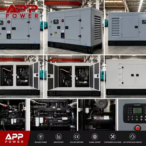 Portable Silent Diesel Generator Lightweight Structure 70dB Quiet Running Quick Installation for Remote Areas