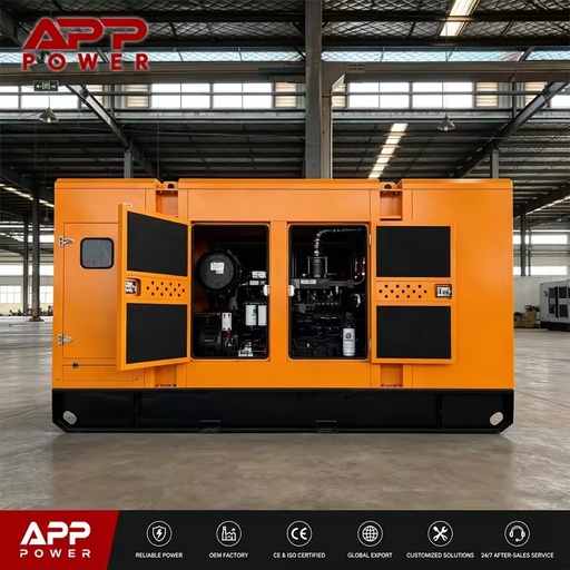 Coastal Silent Diesel Generator Anti Salt Corrosion Design 70dB Low Noise Water Cooled for Seaside Resort Power