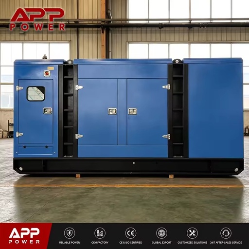Silent Diesel Generator 60Hz 400V Rated Voltage Weatherproof Canopy Under-Voltage Protection for Hotel Backup
