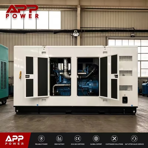 Factory Direct Low Silent Diesel Generator Portable ATS Heavy Duty Configuration 70dB Mute 200A 24V DC 3-Phase Cost