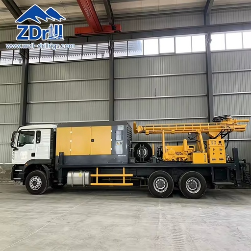 Factory Price ZDT600 Truck Mounted Water Well Drilling Machine Durable 600m Depth Self Drive Well Drilling Rig
