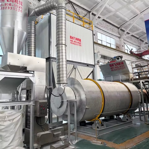 Energy Saving Industrial Rotary Sand Dryer High Capacity for Silica Sand Drying