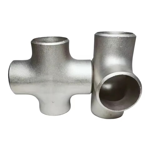 Stainless Steel Cross Straight Connector Pipe Fittings Jis Standard Weld Seamless Stainless Steel Cross