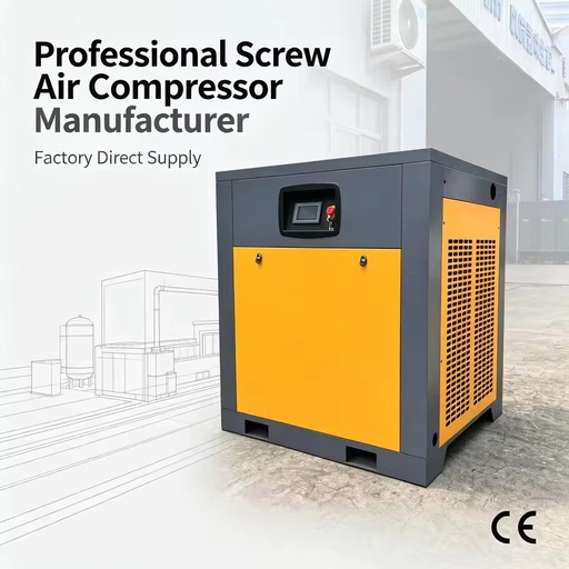 Silent Screw Air Cooled Air Compressor 11kW 15HP 15kW 20HP Direct Driven 380V/220V Machine