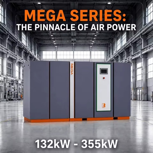 High Performance Oil Injected Screw Air Compressor Heavy Duty Air Supply Equipment for Factory Applications