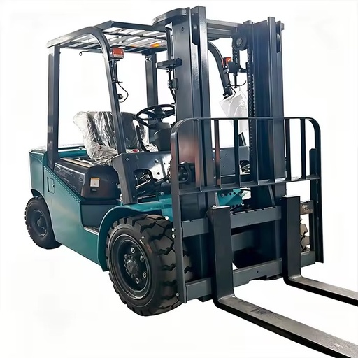 3 Ton Heavy Duty Diesel Forklift with 4WD Three Stage Mast Reinforced Frame for Cargo Loading & Handling at Ports & Terminals