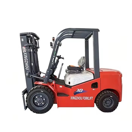 Factory Direct Supply XINGZHOU CPCD30 3 Ton Diesel Forklift 4WD Drive Solid Tire Made High Quality Long Lasting