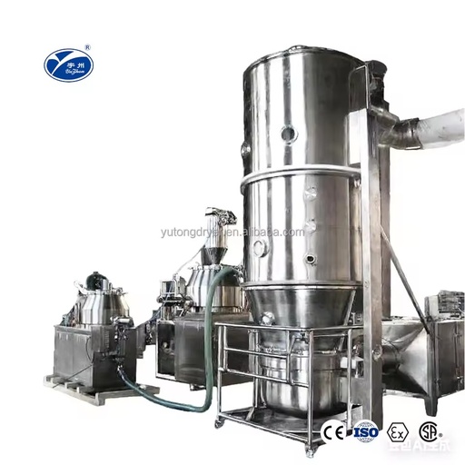 FL Series Feed Fertilizer Fluid Bed Dryer High Efficiency Milk Powder Granulation Fluidized Bed Drying Machine